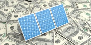 #D rendering on how solar panels cost in 2020